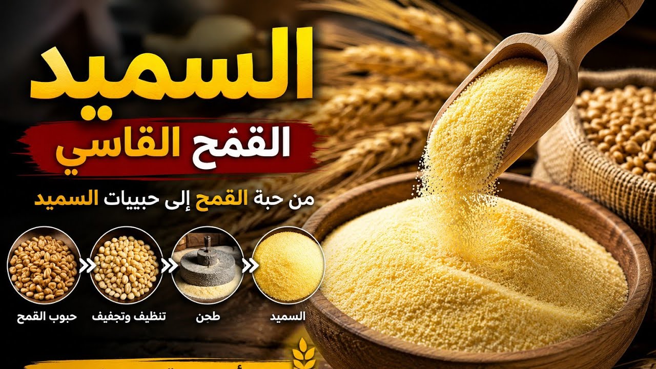ماهو السميد و اهم فوائد !! شاهد و اكتشف
