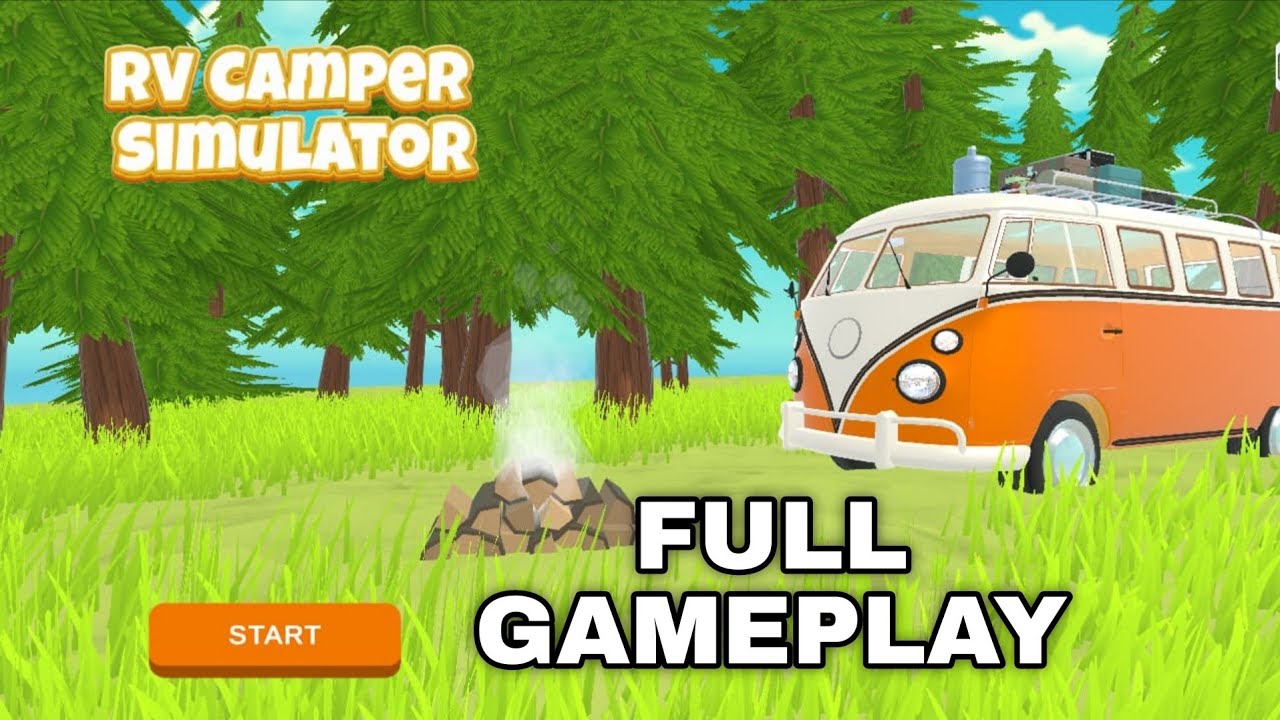 RV CAMPER SIMULATOR - FULL GAMEPLAY #survivalgame #simulatorgames 