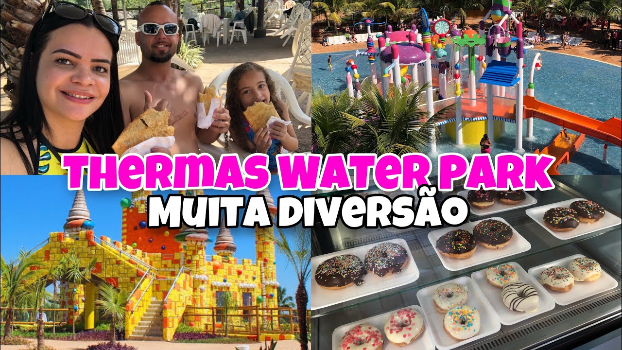 VLOG:FOMOS NO PARQUE AQUÁTICO/THERMAS WATER PARK😍