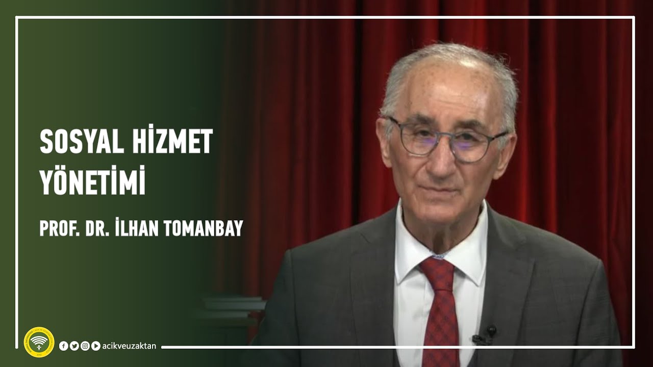AUZEF Canlı Ders | Sosyal Hizmet Yönetimi