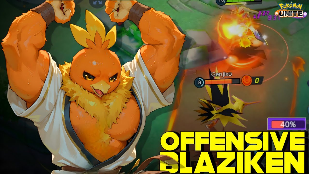 BLAZIKEN DEALT 40% DAMAGE OF THE TEAM BUT... 😰 | POKEMON UNITE