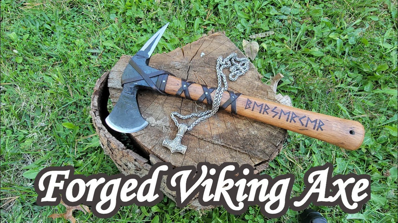 Forged Viking Axe