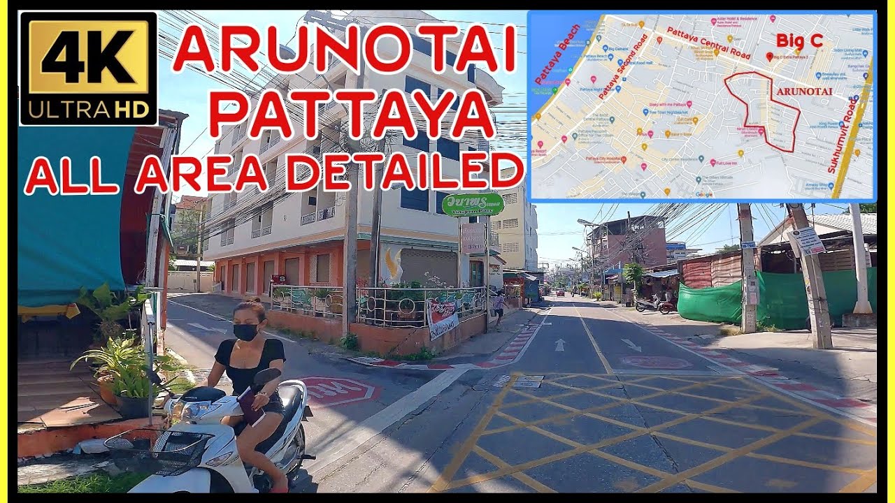 Soi Arunotai all location Pattaya Thailand 28 November 2021 4K Ultra HD