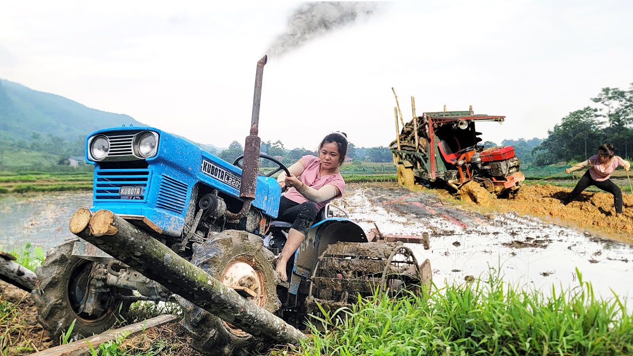 Repair Girl Restores a 25-Year-Old Tractor Step by Step to Support Local Farmers