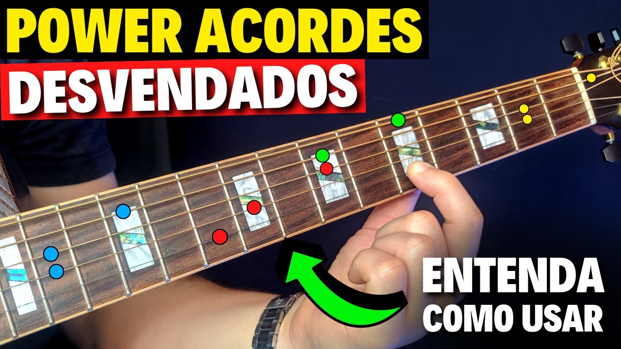 🎸Incremente suas músicas com POWER ACORDES! - O que é, como fazer e usar no violão - Aula completa
