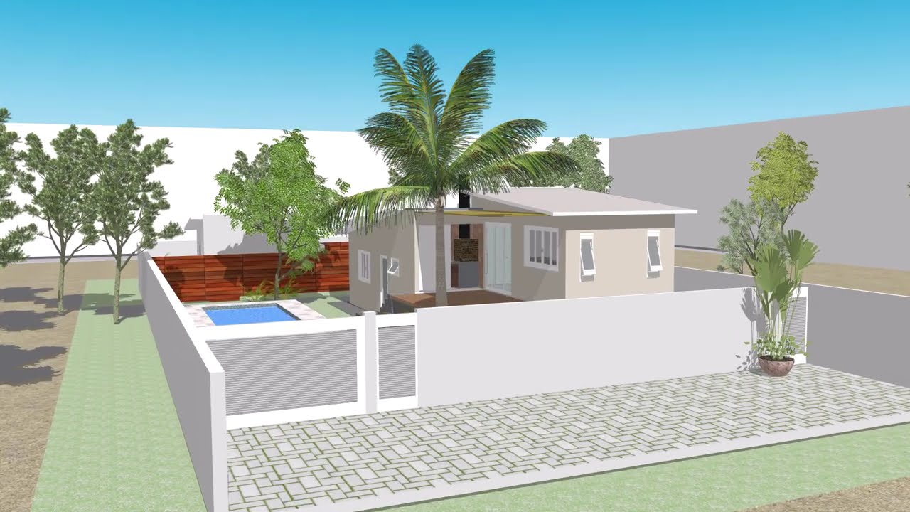 78m2 de casa + 30m2 de suítes =  108m2