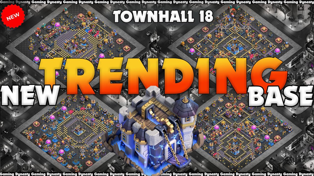 BEST TH18 WAR DEFENSE BASES | NEW TH18 ANTI 2 STAR BASES IN CLASH OF CLANS