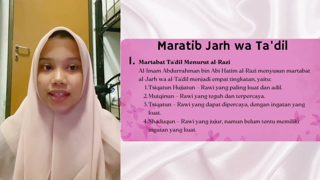 ILMU JARH WA AL TADIL