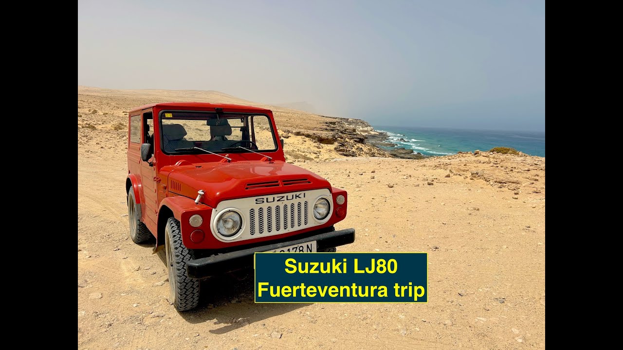 olaf's oldtimer. Drive. Join us on a ride across Fuerteventura in a classic Suzuki LJ80!