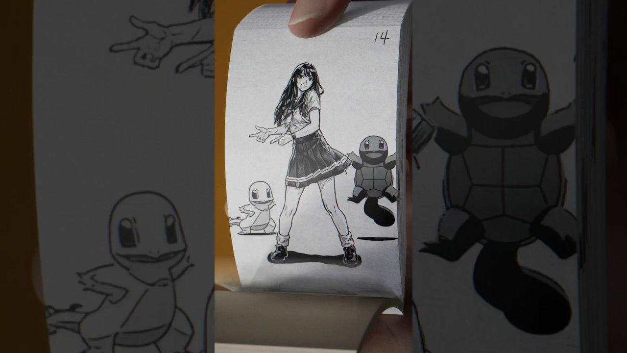 POK&Eacute;DANCE  _ Pok&eacute;mon Day '(Flipbook Style Dance (ai+cg) P.134