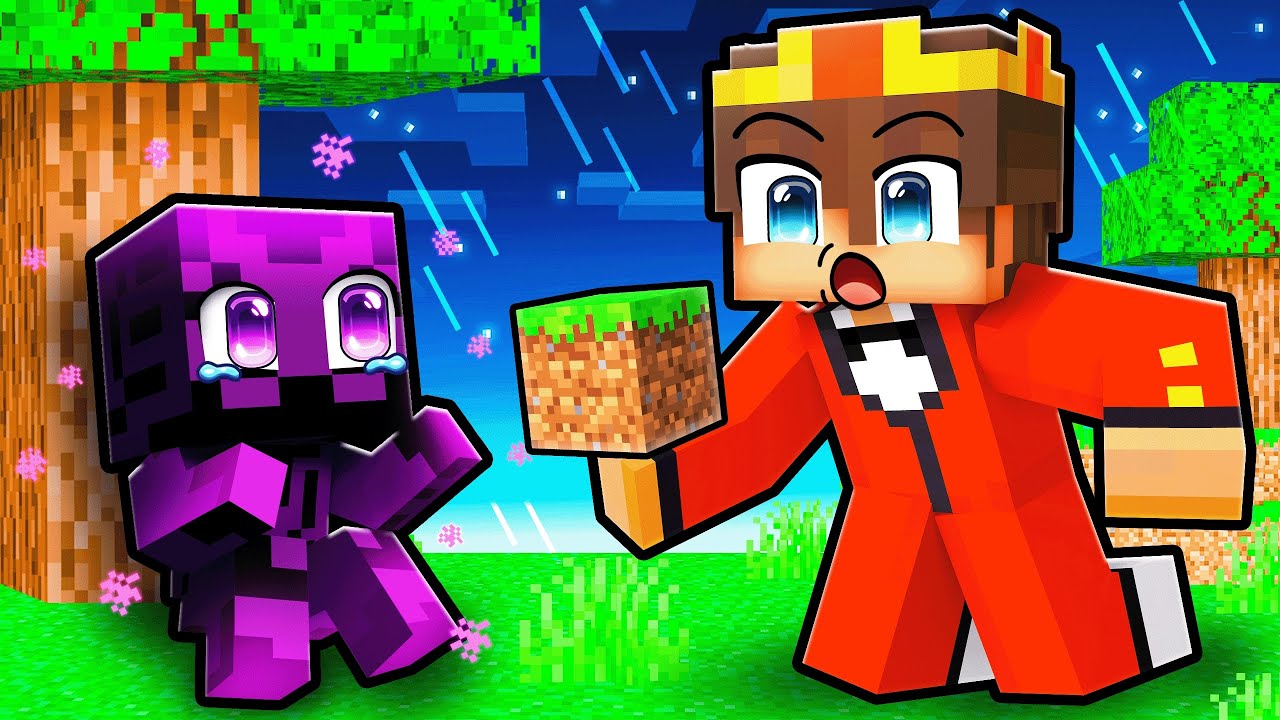 Wir adoptieren einen TRAURIGEN ENDERMAN in Minecraft!