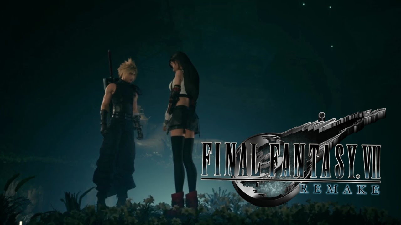 Cloud and Tifa scene Japanese dub [Final Fantasy VII Remake]