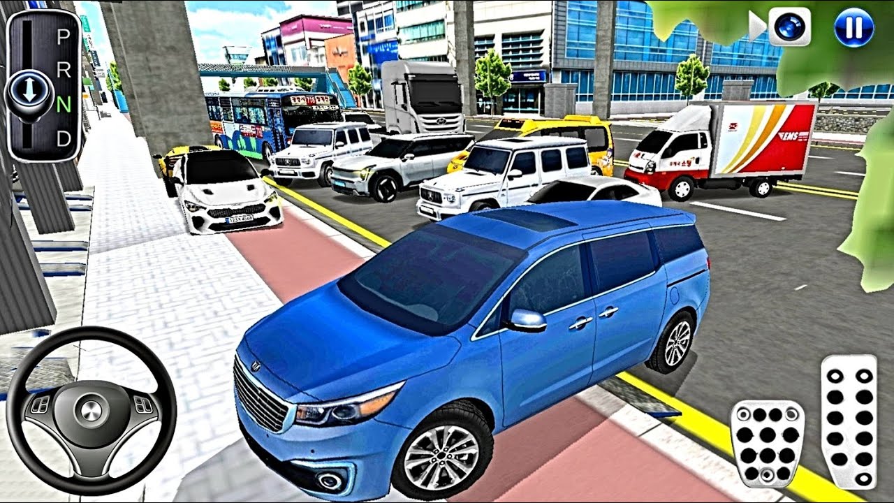 New Old KIA Carnival MPV Car In Auto Repair Shop - 3D Driving Class Simulation - Android #gameplay