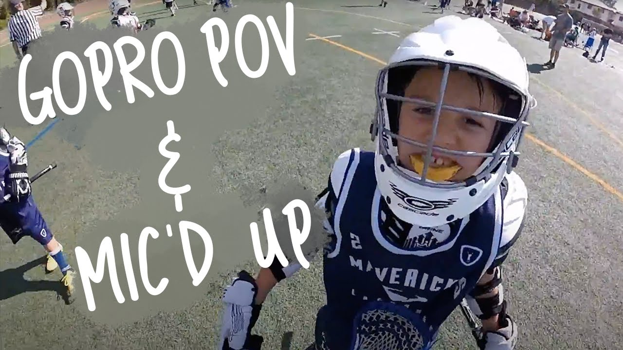 Lacrosse from a 3rd Grader's POV - GoPro