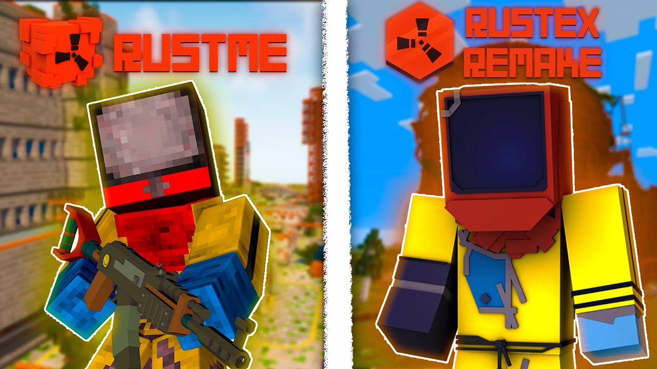RUSTME или RUSTEX REMAKE | СРАВНЕНИЕ СЕРВЕРОВ | КАКОЙ СЕРВЕР ЛУЧШЕ? | Раст в майнкрафте