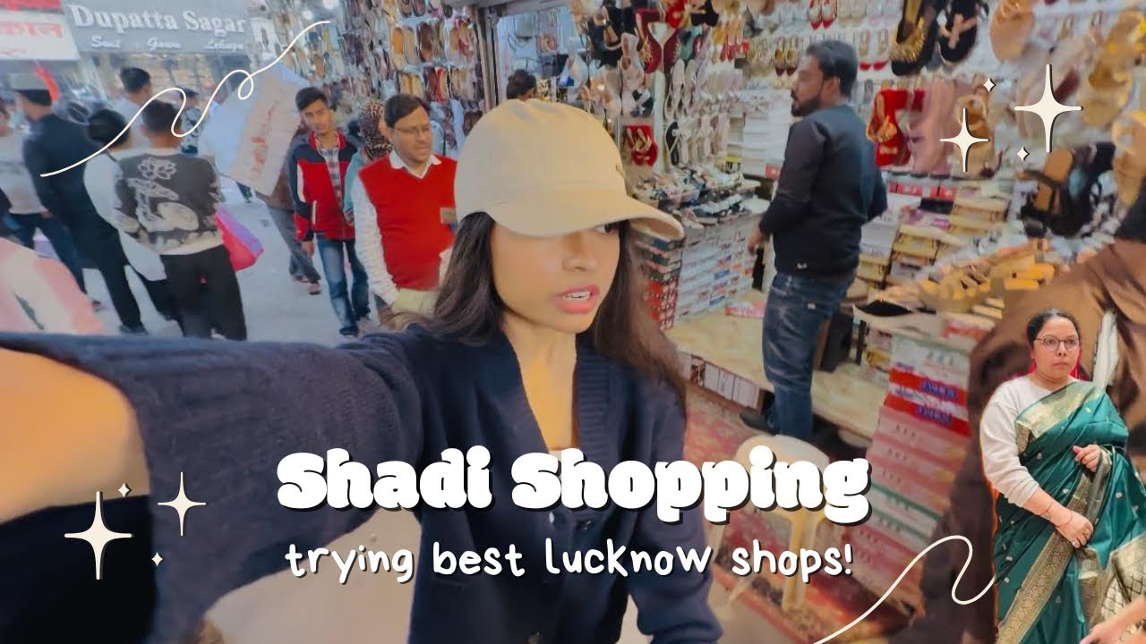 I *RISKED* everything shopping in lucknow for our family wedding !!! (shopping went WILD)🤯🤷🏻‍♀️👻✨🛍️