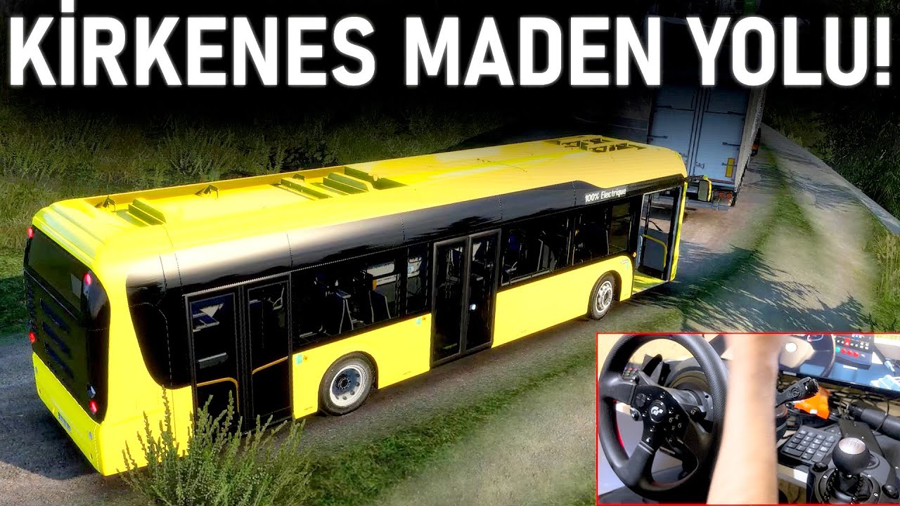OTOB&Uuml;SLE MADEN YOLUNDA U&Ccedil;TUM! - KİRKENES MADEN YOLU - ETS 2 MP T300RS GT
