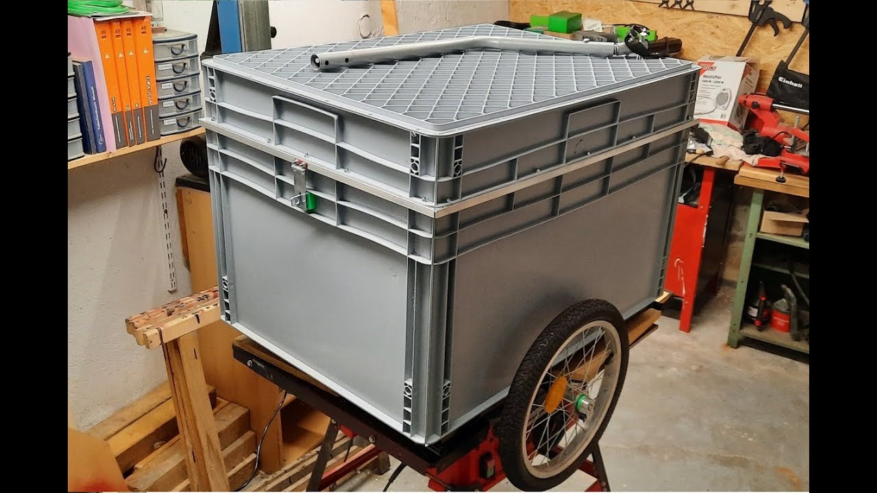 Fahrrad Anhänger Umbau 7