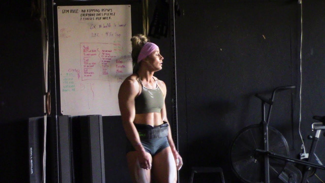 Christine Kolenbrander of Team 417 and Sam Dancer of QTown CrossFit Quincy Illinois - Workout
