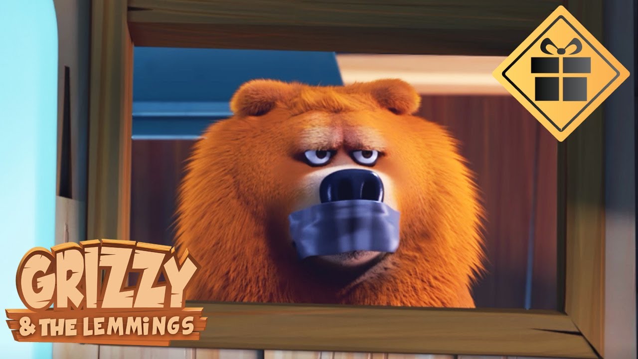 🆚 компиляция : топ лемминги VS Гриззи 🐻🐹 Гриззи и лемминги / 15 минут мультфильм