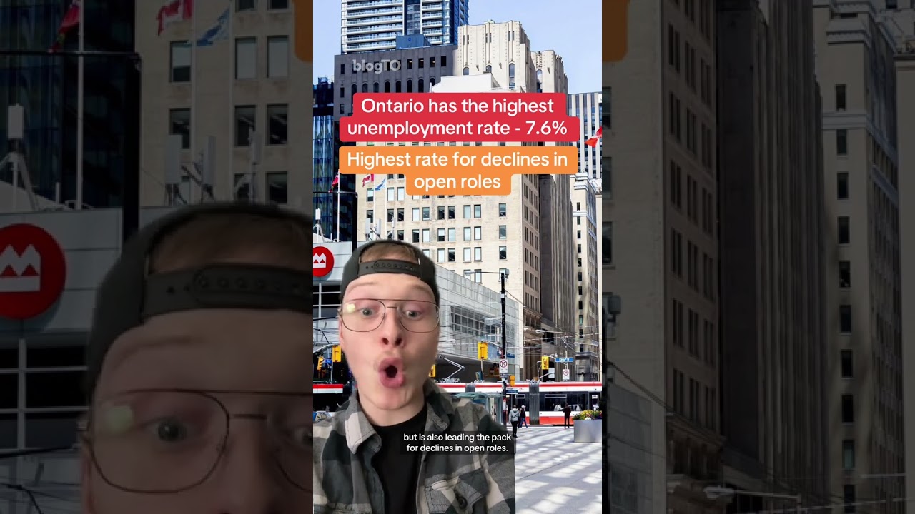 Ontario's job market is in decline and here's what's in store for people seeking work! #ontario