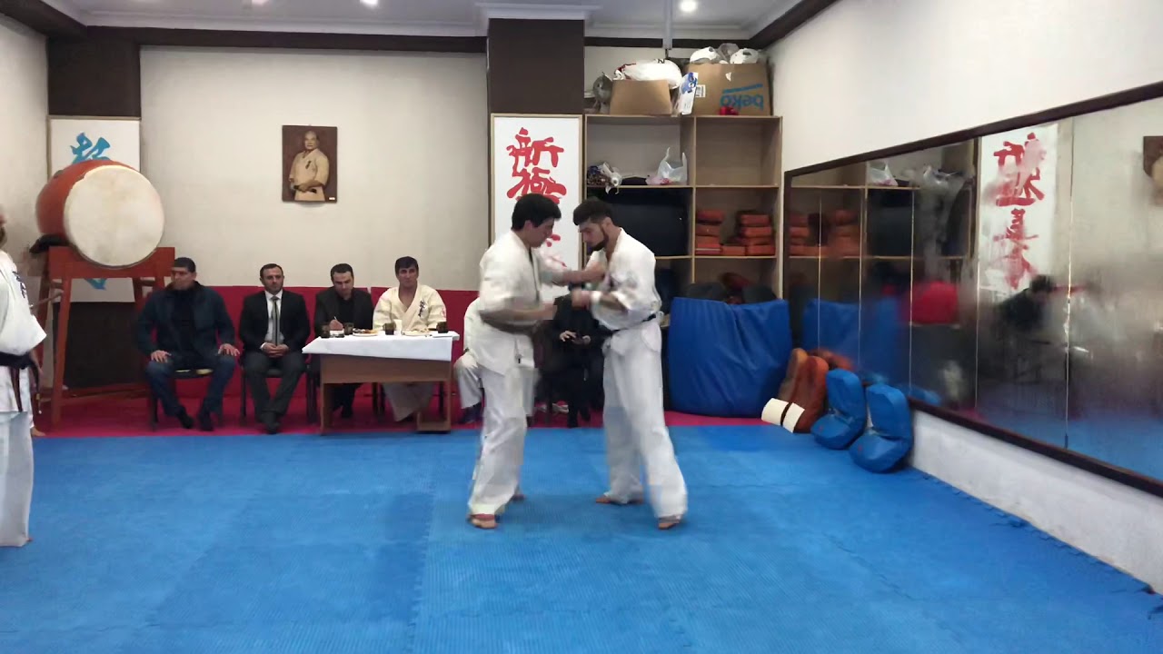 Salahat Hasanov Shinkyokushin Karate Azerbaijan 50 Kumite Part-1