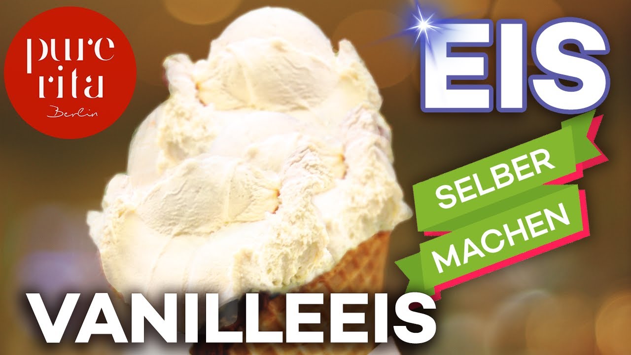 🍦Vanilleeis selber machen mit Eismaschine (Rezept)