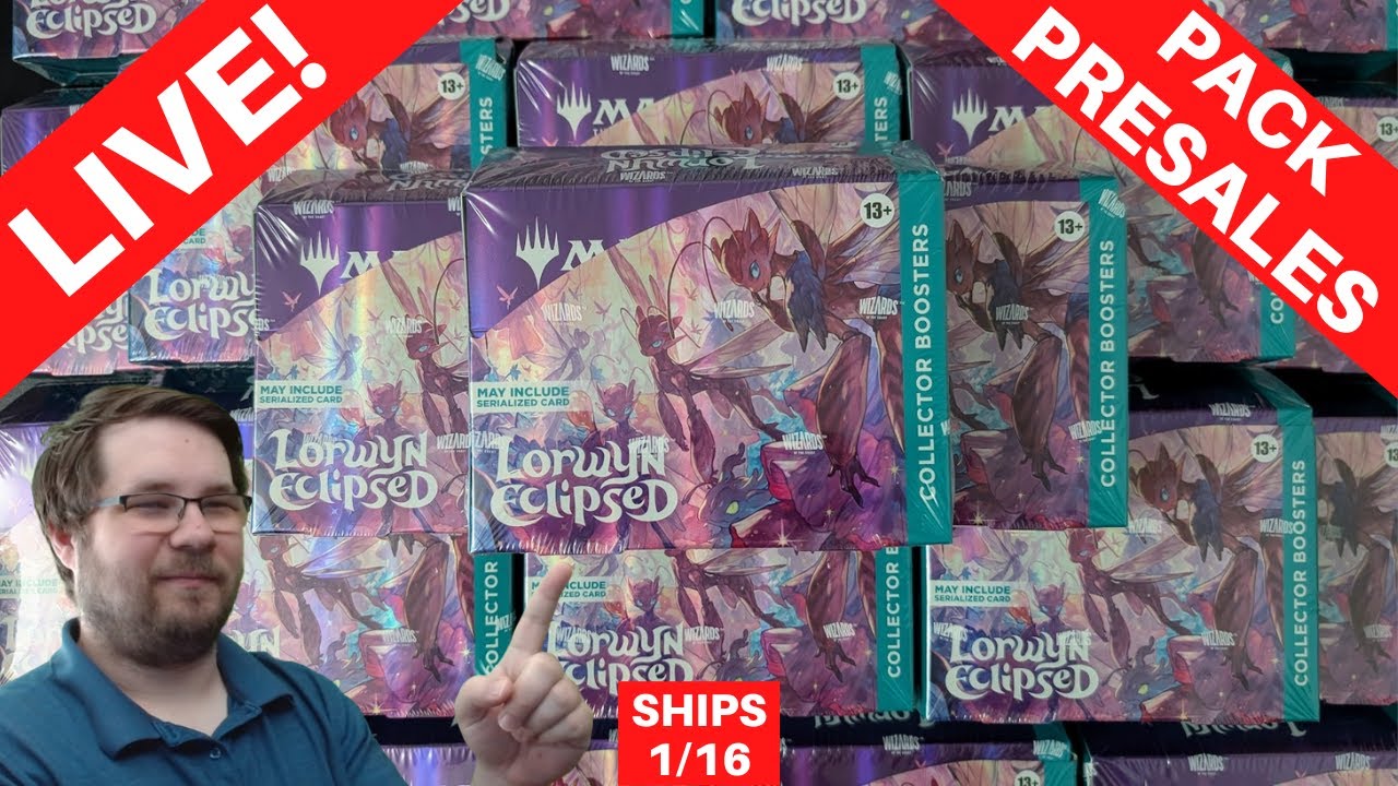 🔴LIVE! MTG Lorwyn Eclipsed (ECL) Collector & Play Pack Presales | Magic Rip & Ship | Ships 1/16 Pt 4