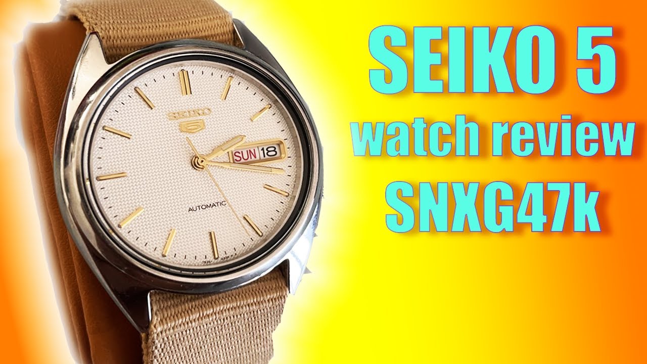 Seiko 5 watch review - SNXG47