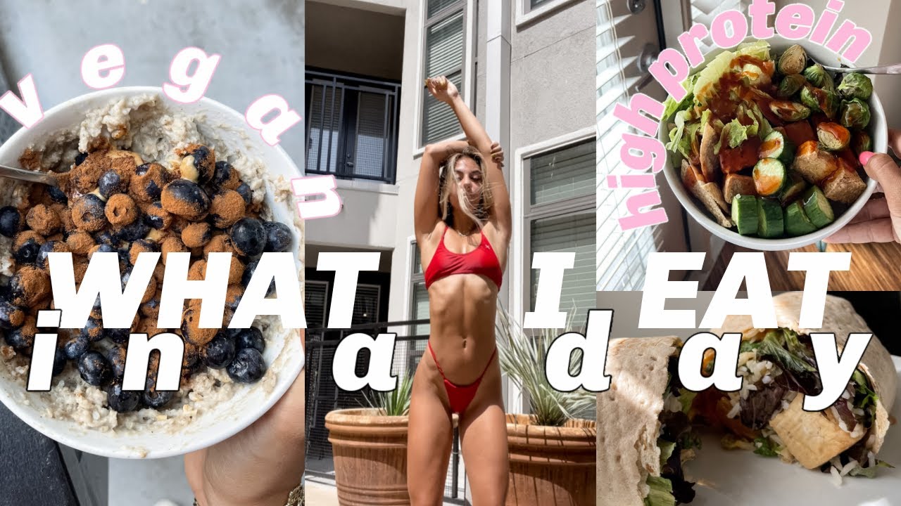 HOW I EAT A HIGH PROTEIN & PLANT BASED | full day of eating + why I track