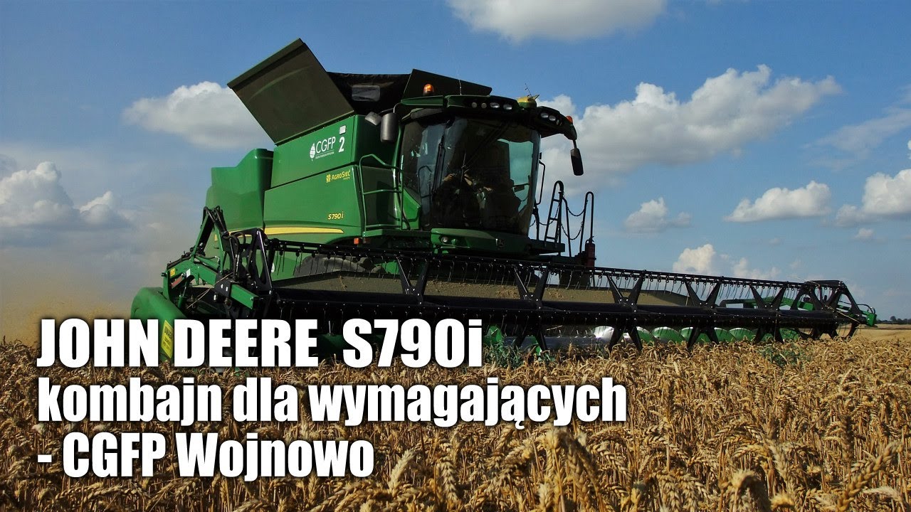 John Deere S790i - kombajn dla wymagających - CGFP Wojnowo