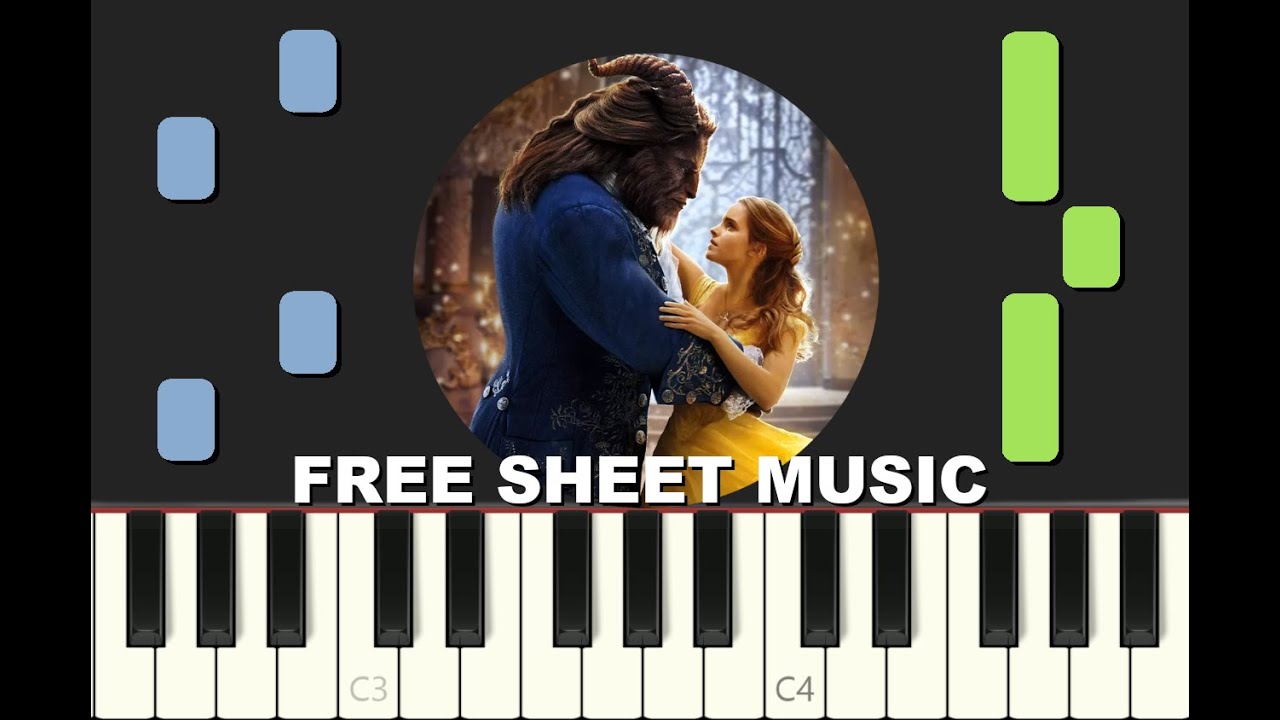 HOW DOES A MOMENT LAST FOREVER from Beauty & the Beast, Disney, 2017, Piano Tutorial