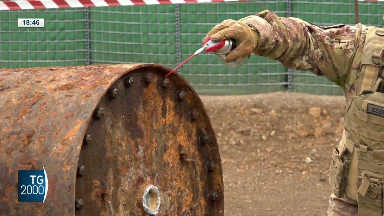 Viterbo, disinnescata la bomba da 2000 kg della II Guerra mondiale