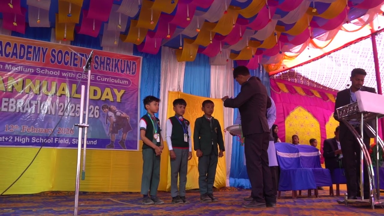 students are honored by Mr. Shakil sir