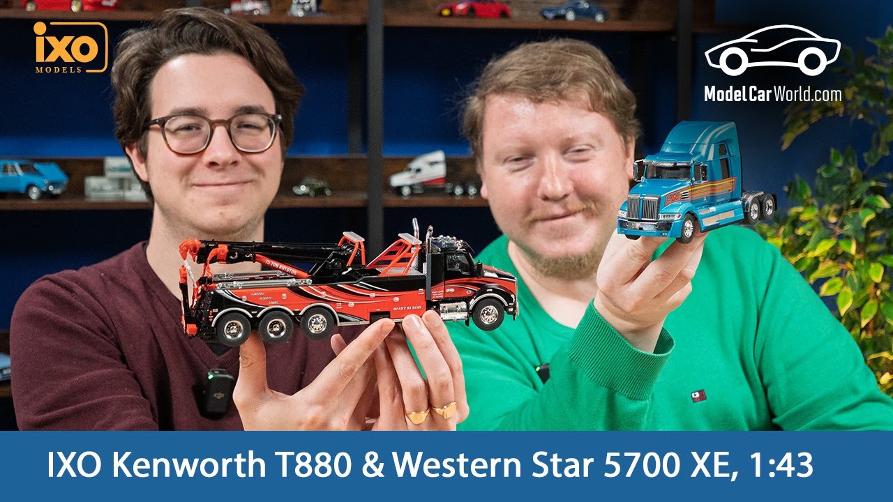 Impressive new trucks from IXO in 1:43 | Kenworth T880 & Western Star 5700 EX - Now available!