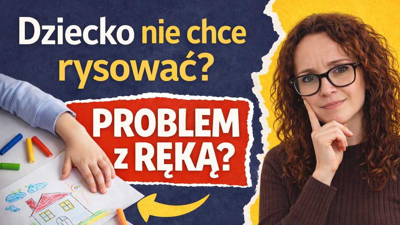 Czy Twoje dziecko nie chce rysować, szybko się zniechęca albo mówi, że „nie lubi kolorować”?