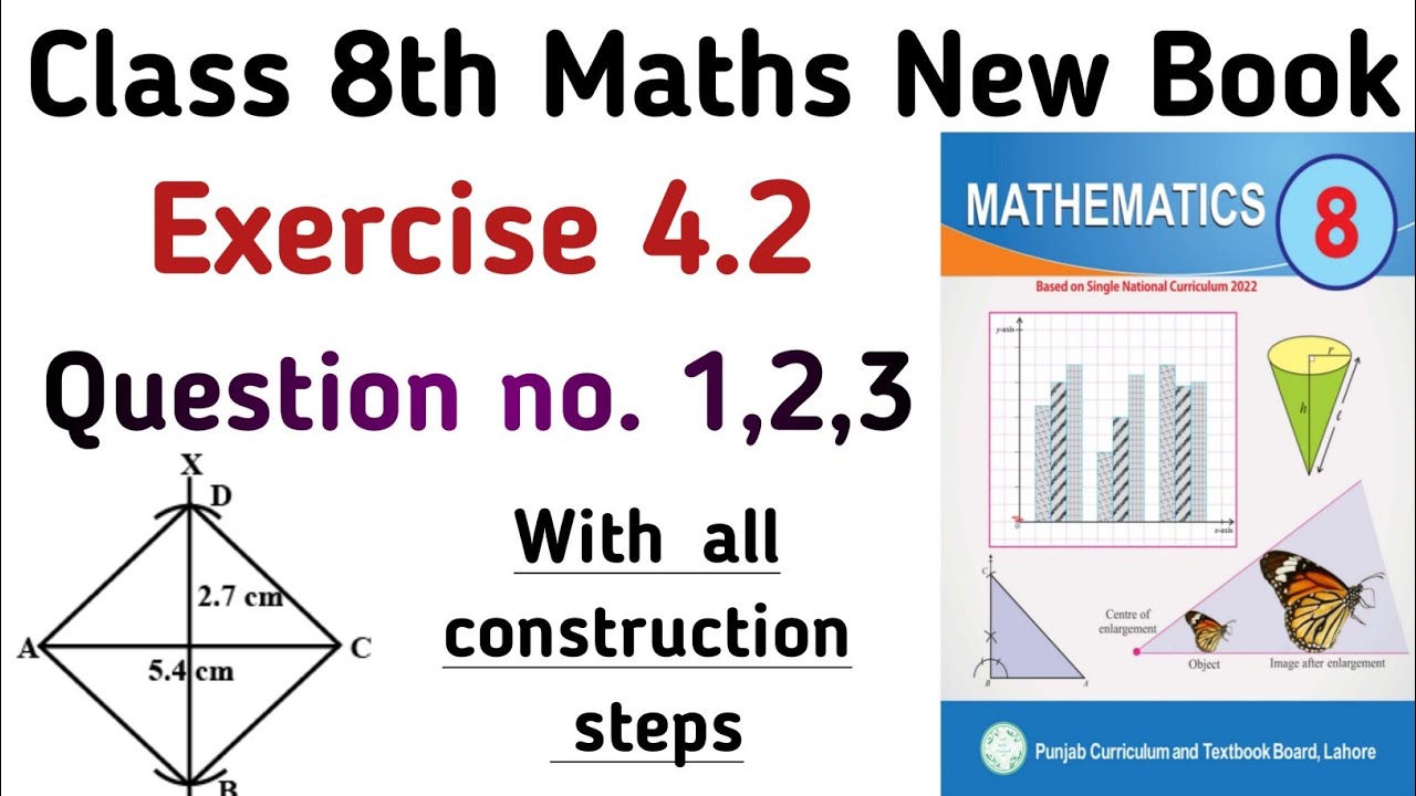 Chapter 4 Exercise 4.2 Class 8 Maths New Book | Unit 4 Ex 4.2 Question no.1,2,3 PTB | Learning Zone