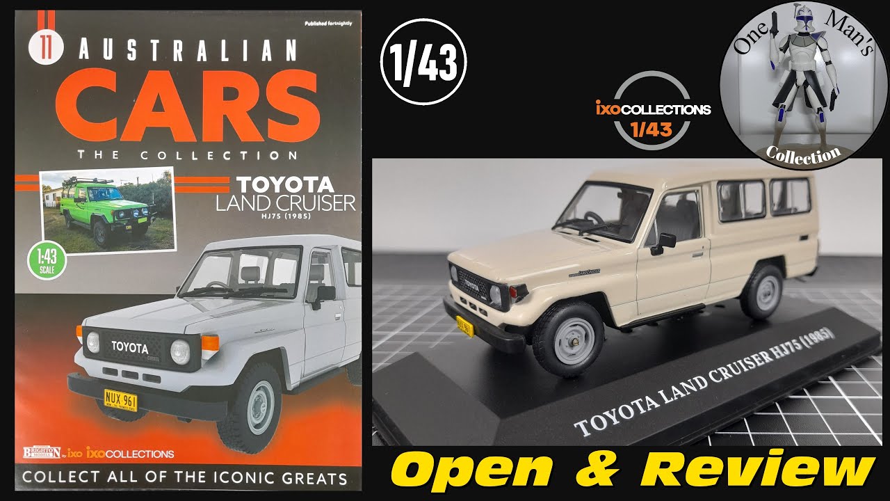 Australian Cars The Collection Magazine #11 - Toyota Land Cruiser HJ75 (1985) - IXO Collections