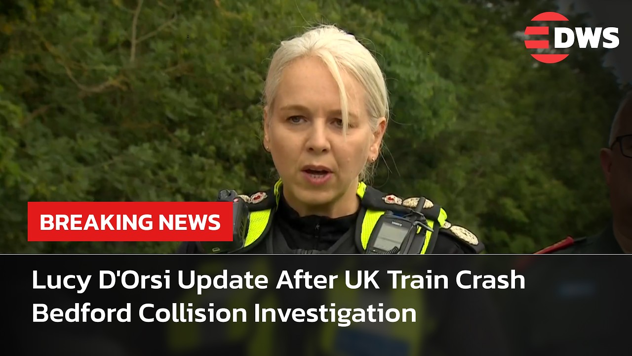 BREAKING NEWS: British Transport Police Chief Lucy D&rsquo;Orsi Gives Update on Bedford Crash | AP14