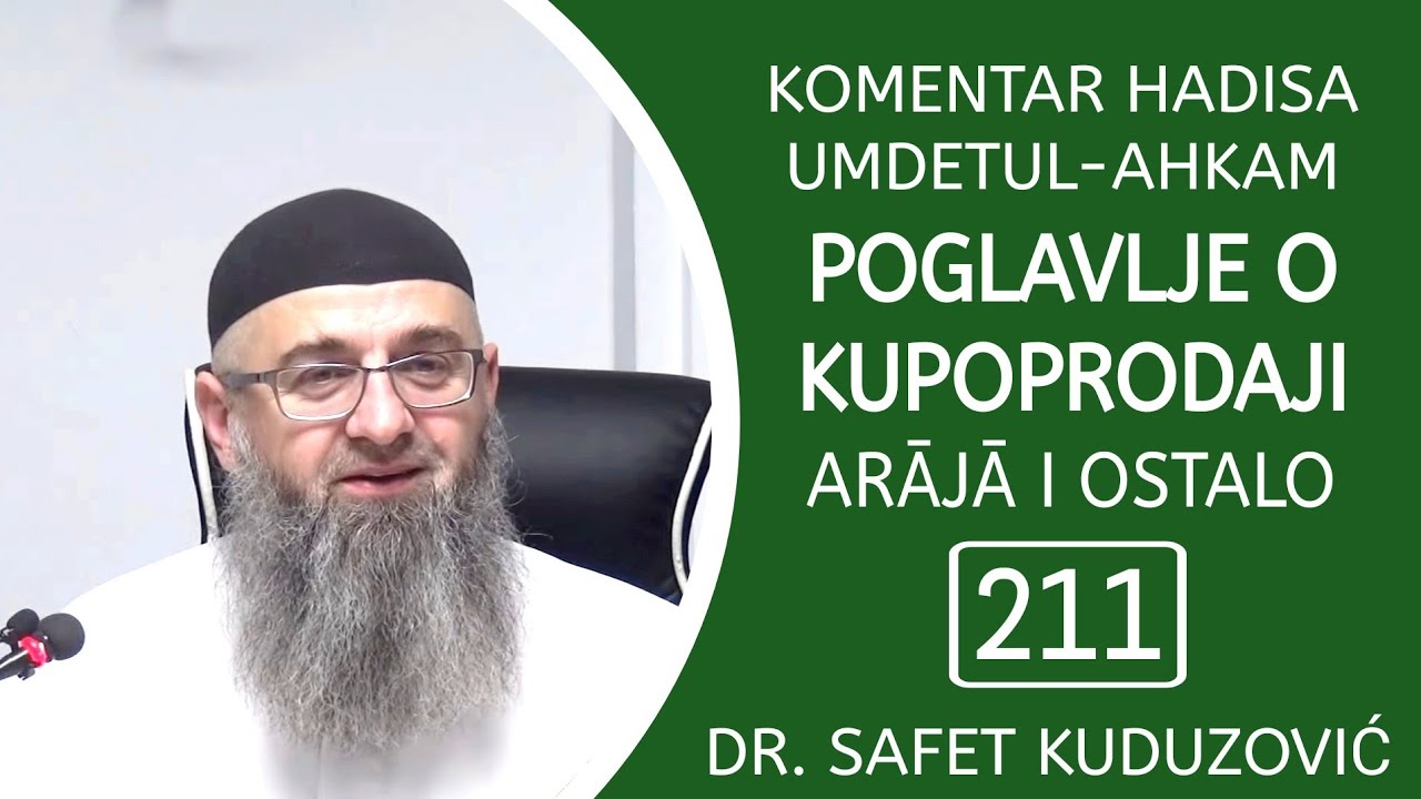 211. UMDETUL-AHKAM - Propis prodaje palmi nakon što daju plod, Prodaja onoga što čovjek ne posjeduje