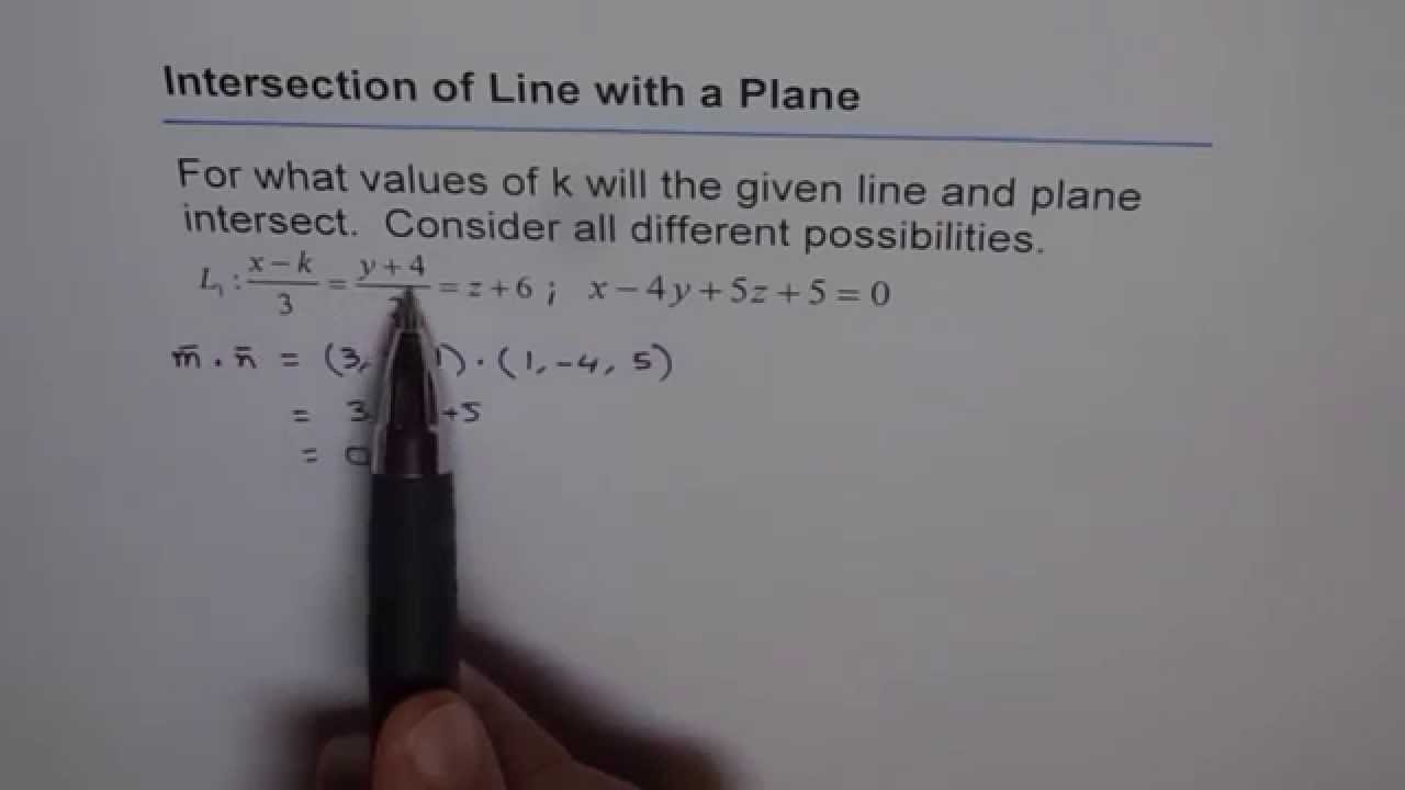 VECTORS: How to Check if the Line is in Plane or Parallel Vector Application - EDEXCEL - GCSE