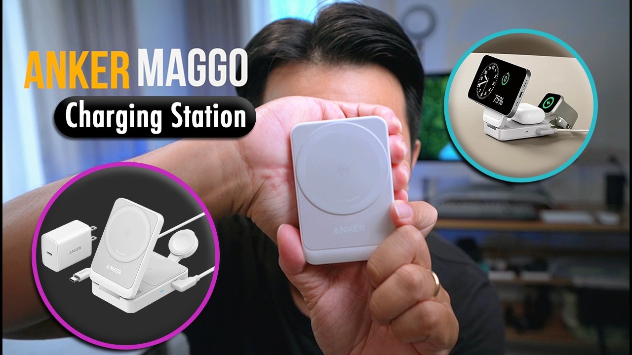 Это лучшее дорожное зарядное устройство? #Обзор Anker MagGo 3-в-1 (Qi2 15 Вт)