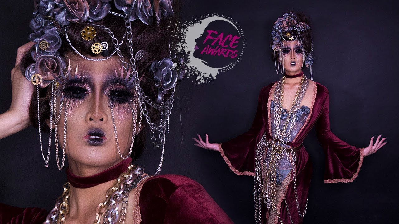 MACHINIST MARIE ANTOINETTE MAKEUP TUTORIAL | FACE AWARDS 2018