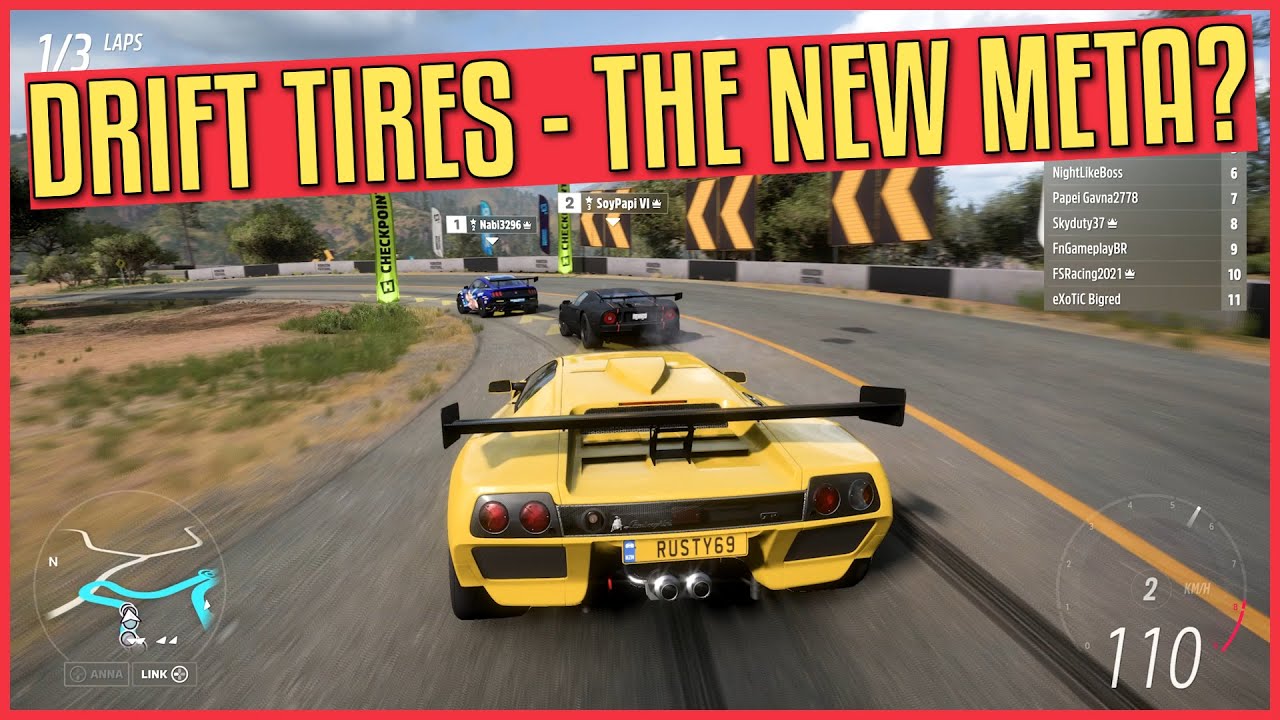Forza Horizon 5 | RWD Lamborghini Diablo GTR w/ DRIFT TIRES is an S1-Class MONSTER