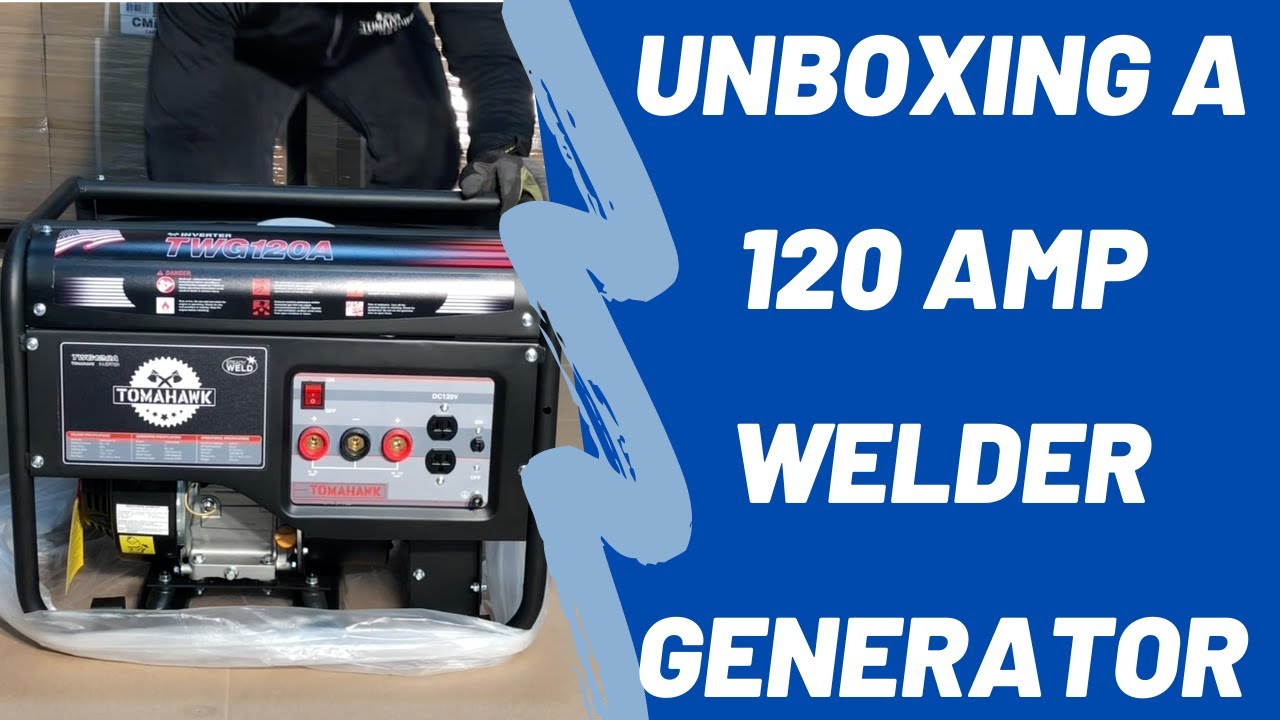 Unboxing A Tomahawk TWG120A Welder Generator | South Bay Repair Shop