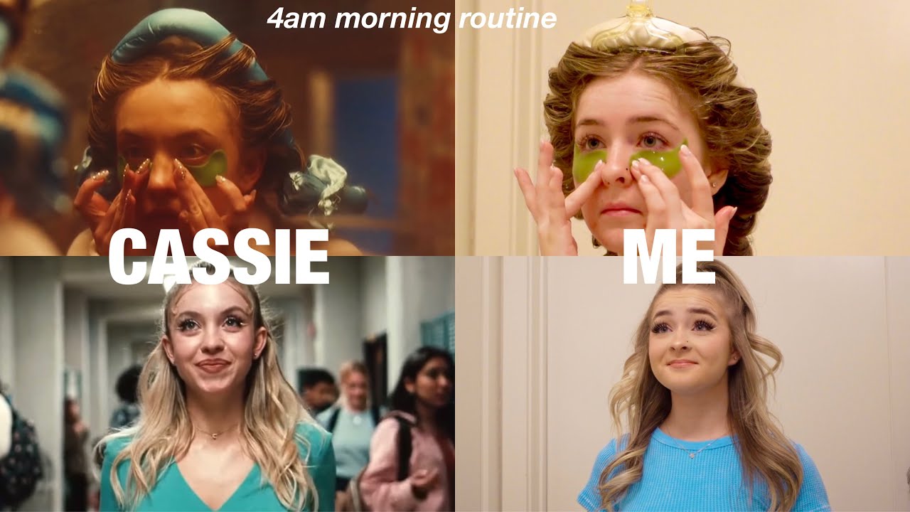 i recreated CASSIE from EUPHORIA's 4AM MORNING ROUTINE