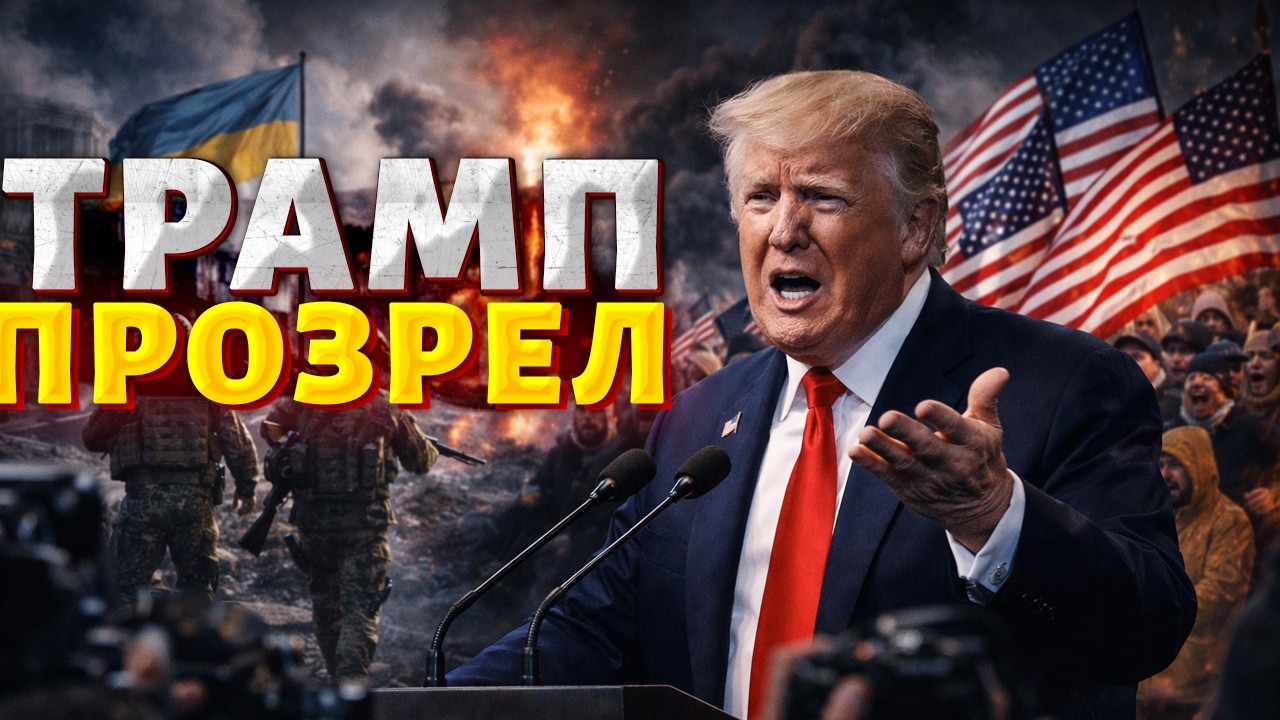 СМОТРИТЕ: Трамп резко ПРОЗРЕЛ! Обратился по ВОЙНЕ в Украине. Эта ошибка дорого обошлась США
