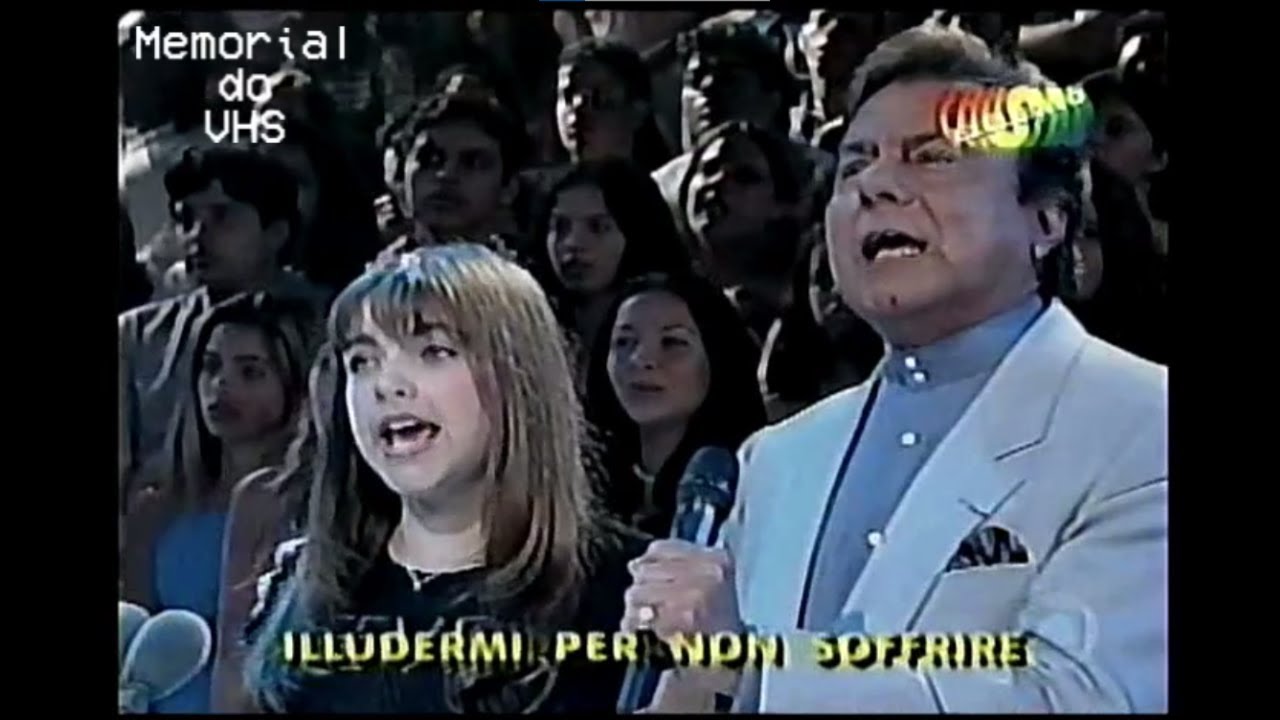 Charlotte Church e Agnaldo Rayol - Domingão do Faustão - 2000