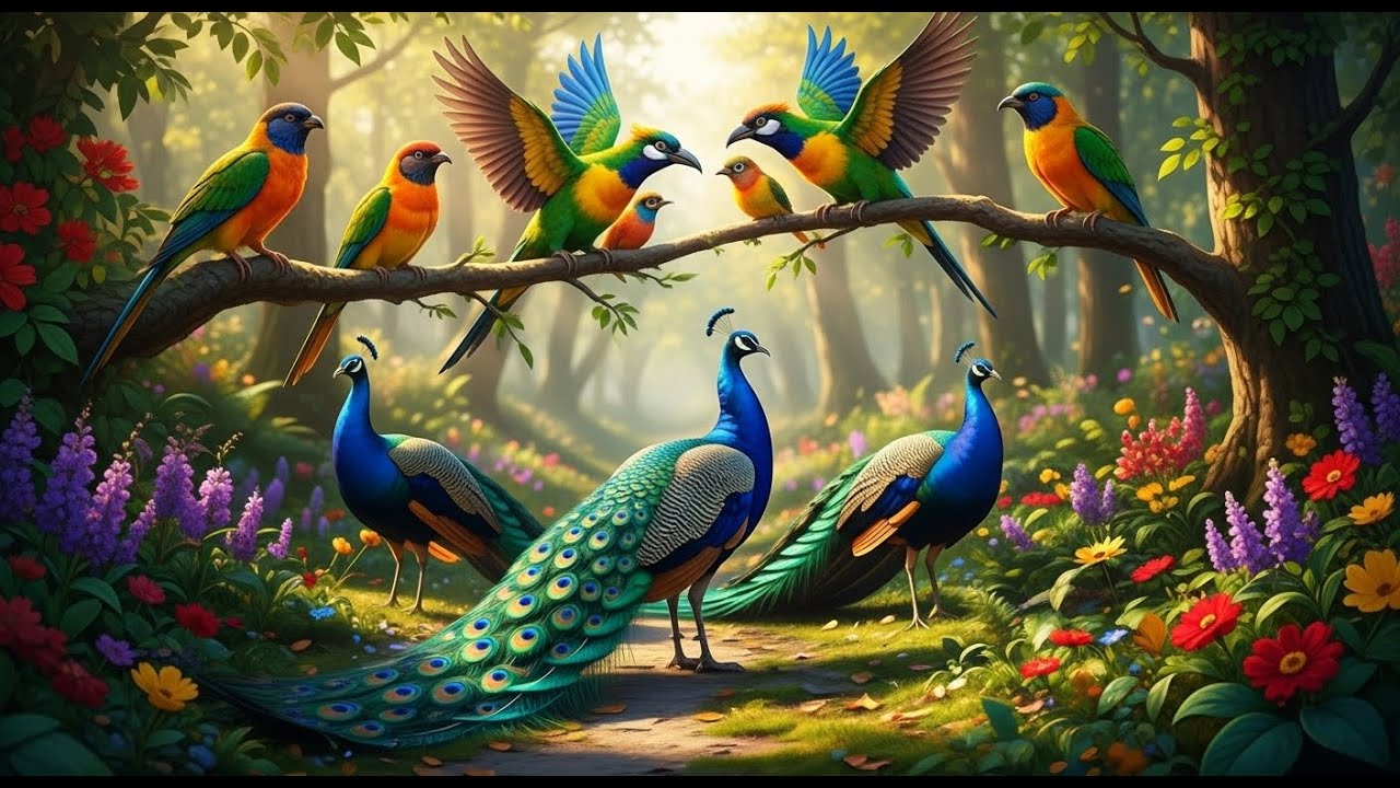 🌿 Relaxing Forest Piano 🎹  Gentle Birds Singing for Calm & Meditation