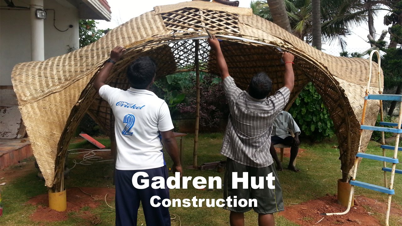 Bamboo Garden Hut Construction